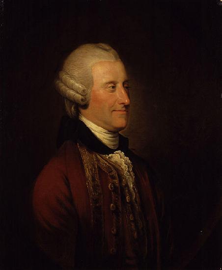 Johann Zoffany John Montagu, 4th Earl of Sandwich oil painting picture